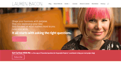 Desktop Screenshot of laurenbacon.com